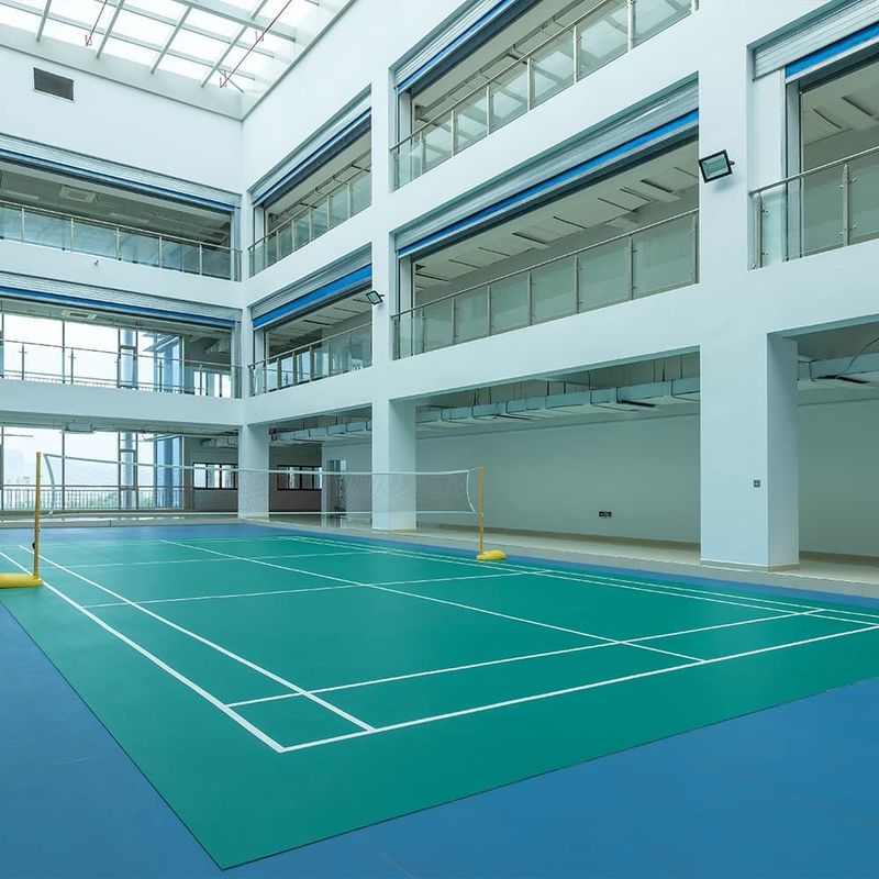Shore A Badminton Sport Pavimento Indoor Sports Court Pavimento Para Basquete Voleibol