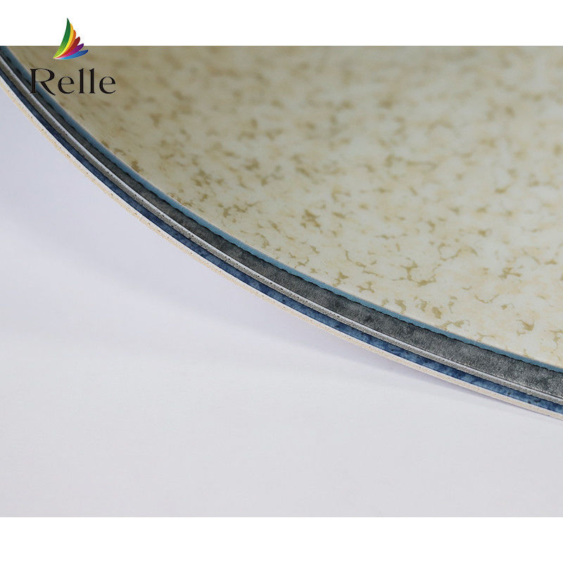 Pavimento de vinil de luxo para interiores Grão PVC cola para baixo Pavimento de vinil