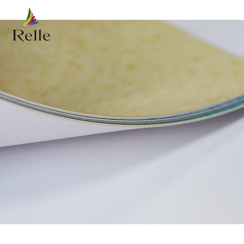 Pavimento de vinil de luxo para interiores Grão PVC cola para baixo Pavimento de vinil