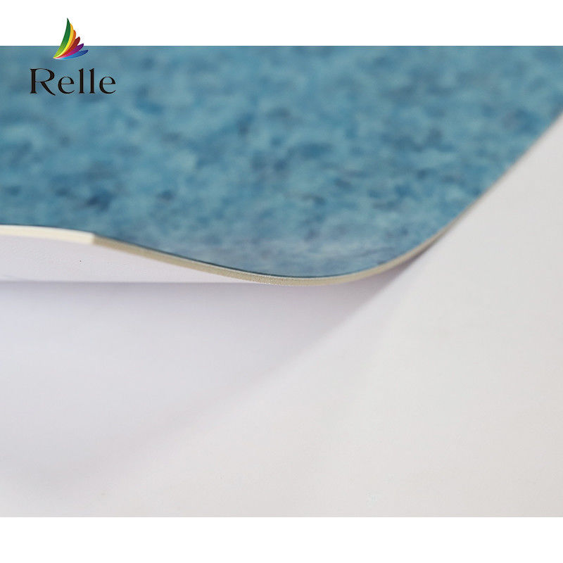 Pavimento de vinil de luxo para interiores Grão PVC cola para baixo Pavimento de vinil