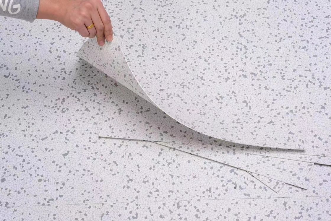 900*900mm piso de vinil antiestático condutivo para salas de operação hospitalares