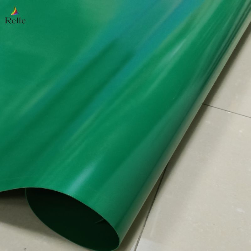 Rolamento de piso de PVC de vinil verde de 1,5 mm a 3,0 mm Vinyl para oficina