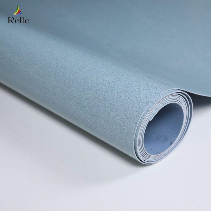 Pavimento de vinil de luxo para interiores Grão PVC cola para baixo Pavimento de vinil