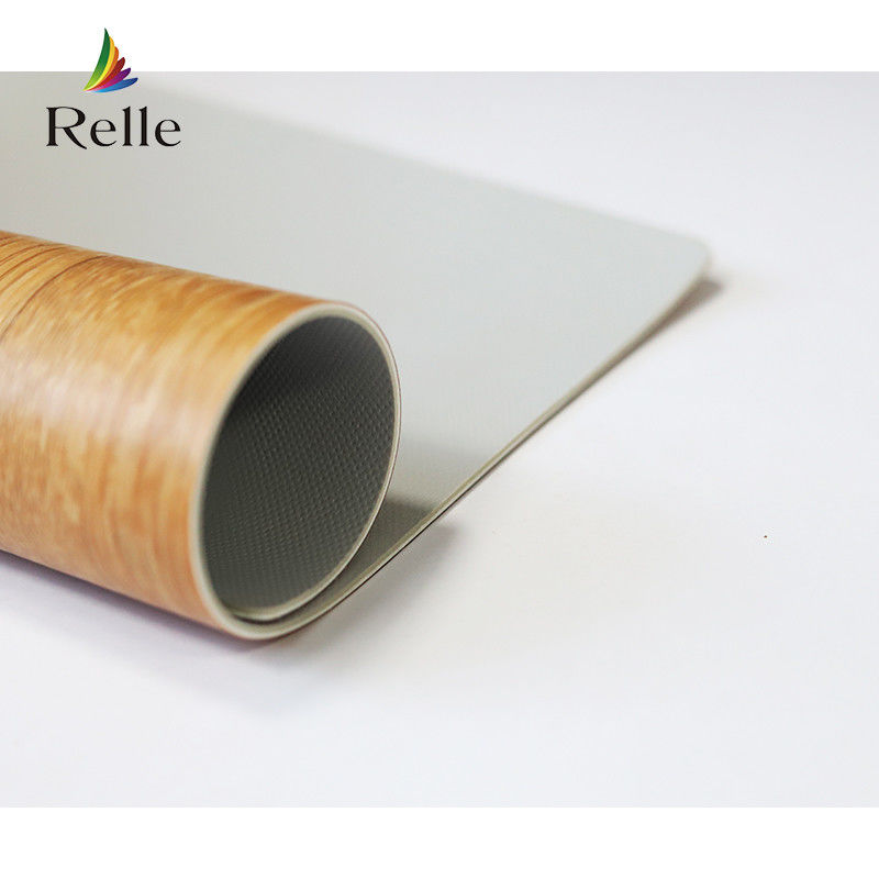 Relle 3,8m PVC Heterogêneo Vinyl Flooring Roll Sheet Certificado CE / SGS / ISO9001
