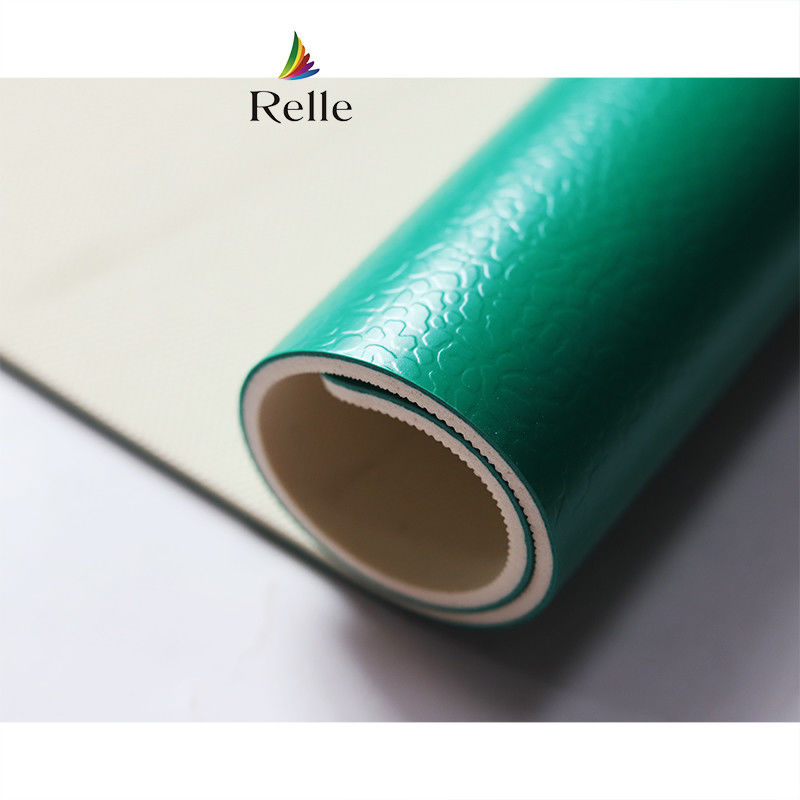 Indoor Relle 6mm Indoor Green Synthetic Badminton Court Pavimento com absorção de choque