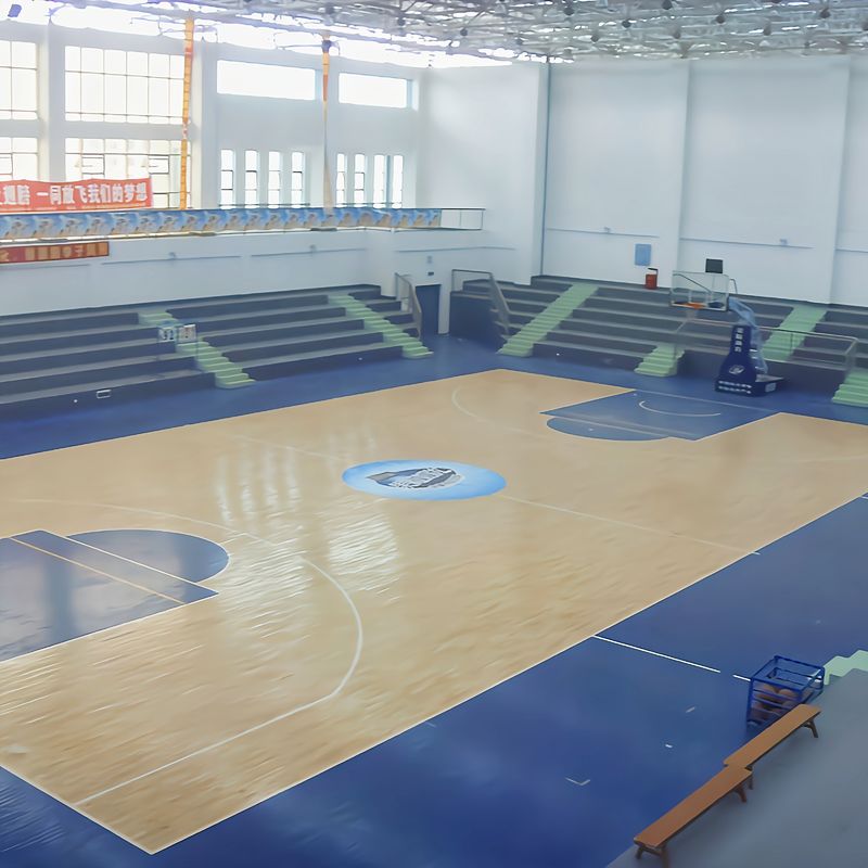 Piso de rolamento de vinil de PVC para quadra de basquete aumenta desempenho e segurança
