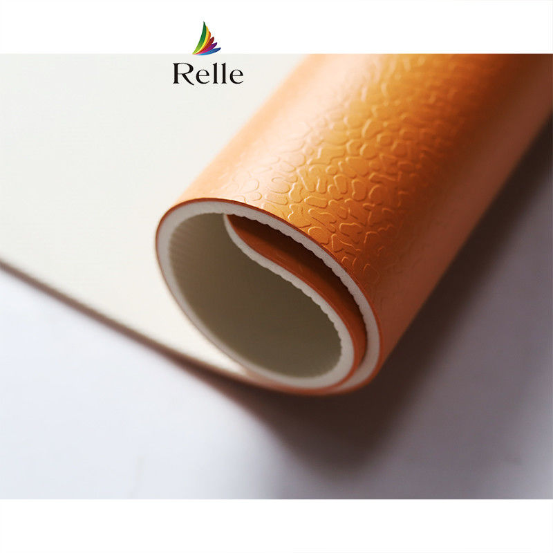 600 Opções de cores Relle PVC Futsal Court Rol de piso com design de textura de grelha