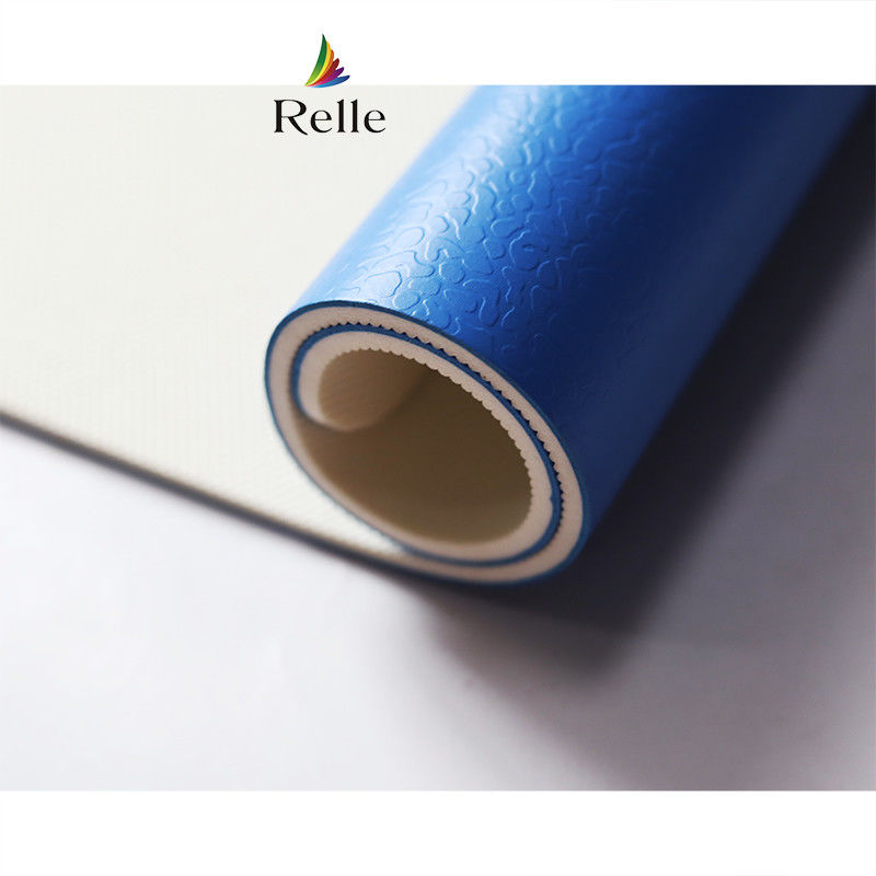 600 Opções de cores Relle PVC Futsal Court Rol de piso com design de textura de grelha