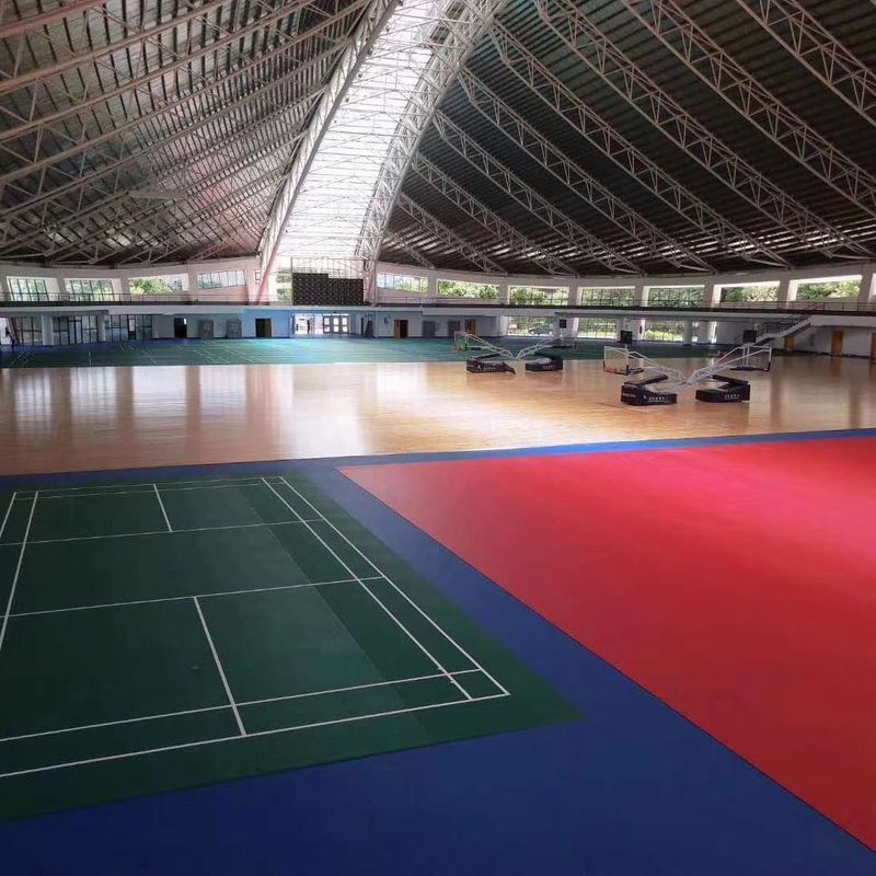 600 Opções de cores Relle PVC Futsal Court Rol de piso com design de textura de grelha