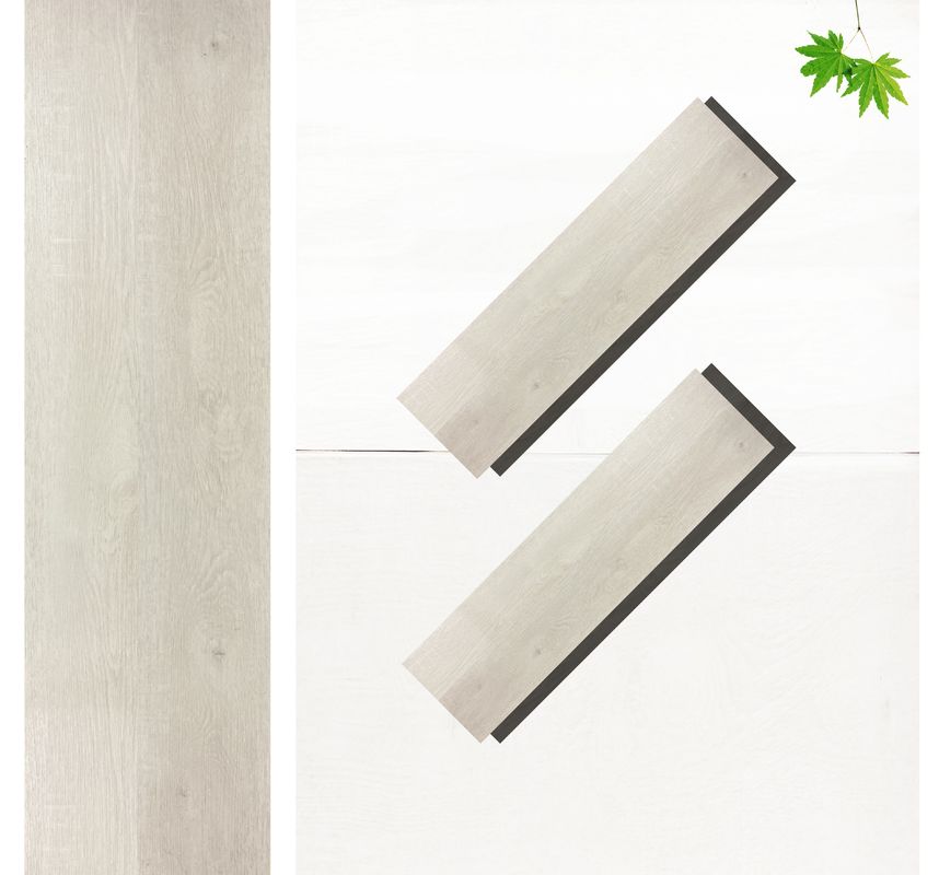 PVC SPC Pavimento Madeira Olhar Vinil Planca 8mm Pavimento híbrido com calcário em relevo