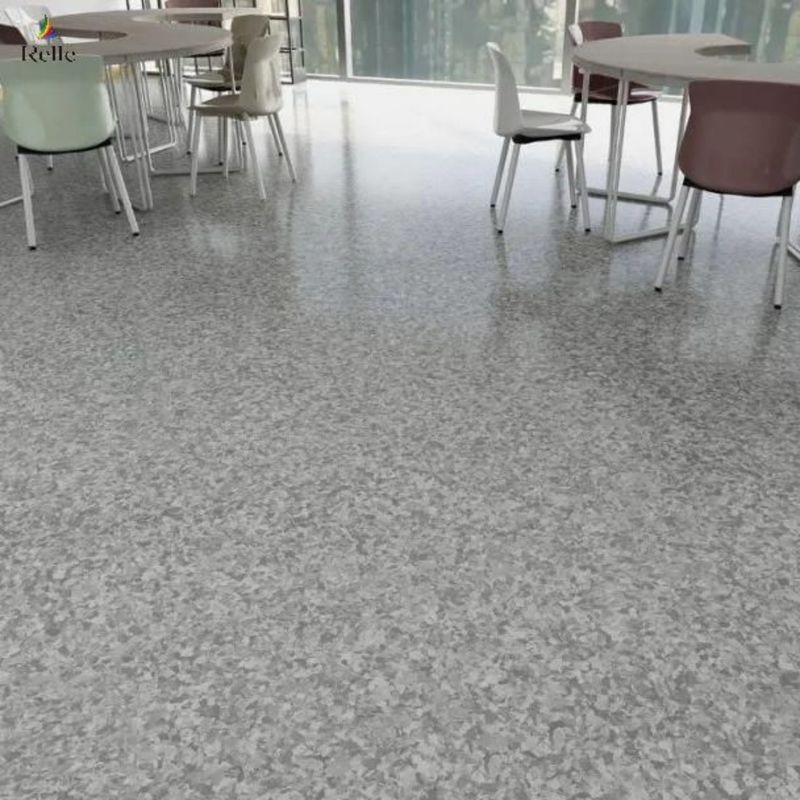 2 mm espessura PVC material de revés seco plástico papel de piso de vinil para interiores em edifícios elevados