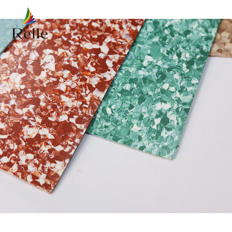 Sala de Banquetes Indoor Textura Plain Vinyl Floor Roll com resistência ao desgaste de grau T