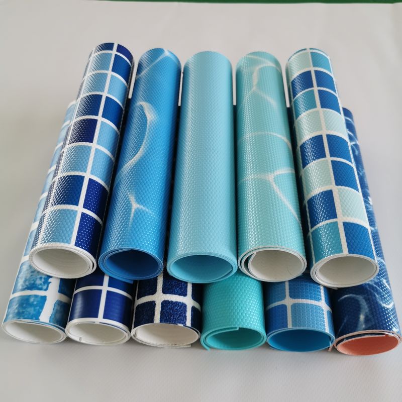 Mosaico 16x32 Liner de piscina em relevo 24 Ft acima do solo Liner de piscina Largura 1,5m Comércio