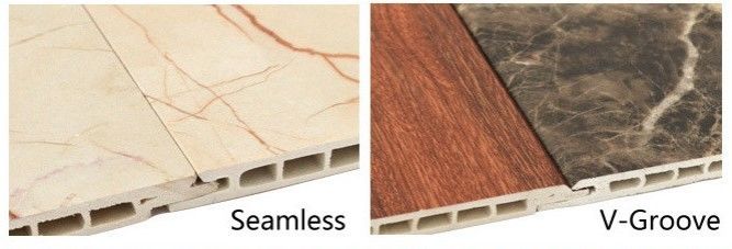 Painéis de parede decorativos de fibra de bambu PVC 10 mm de espessura para sala de estar
