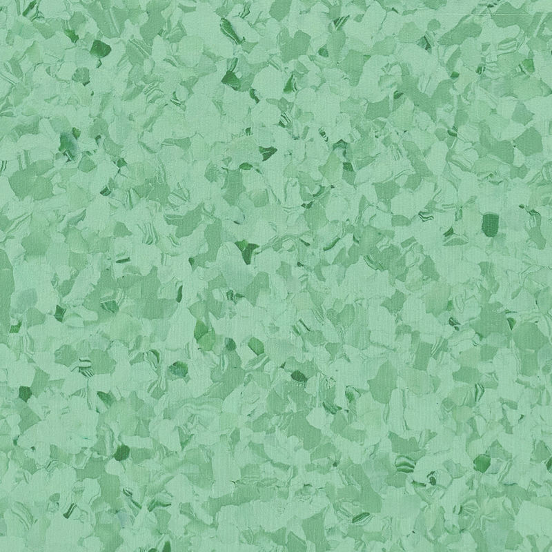 Piso homogéneo de 2 mm de laboratório piso de vinil azul amarelo verde