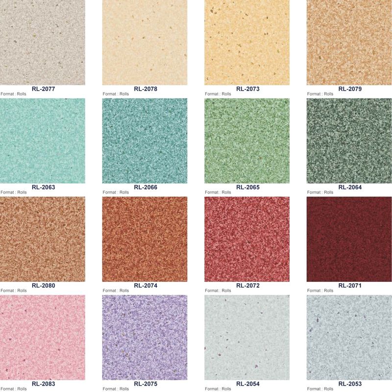 PUR Revestimento Red Cherry 20m Homogêneo Piso Homogêneo Folha de Vinil Para Escola