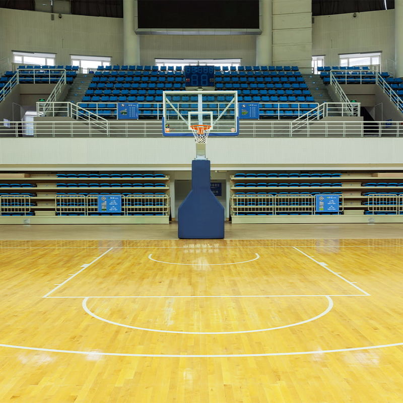 Pavimento esportivo de suporte e durável para badminton, basquete, voleibol e piso de campo de esportes interiores