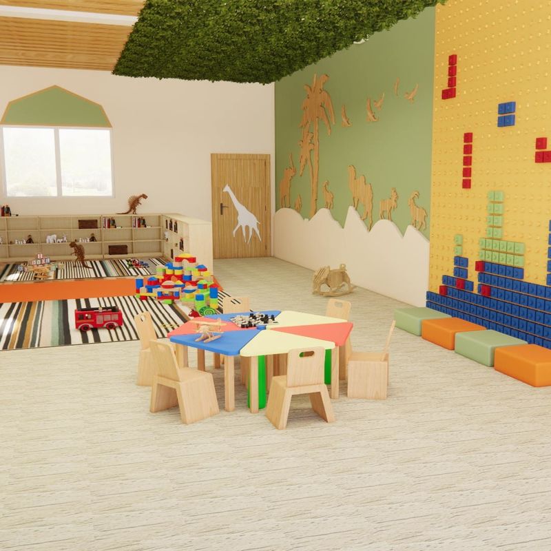 Pavimentos de SPC com azulejos de vinil de PVC de fácil instalação para áreas de alto tráfego