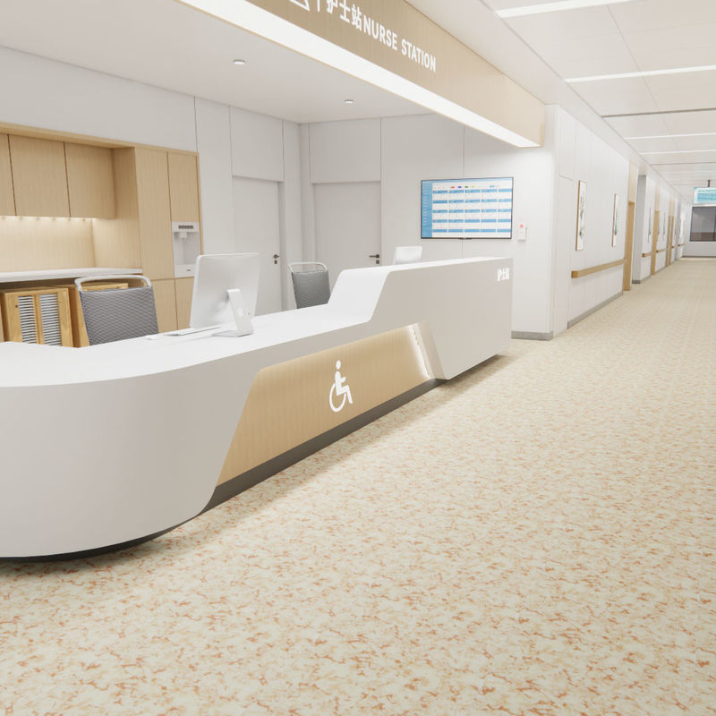 Pavimento Heterogêneo Fácil de Limpar para Espaços Movimentados Estrutura Multicamadas Durável e Resistente a Manchas