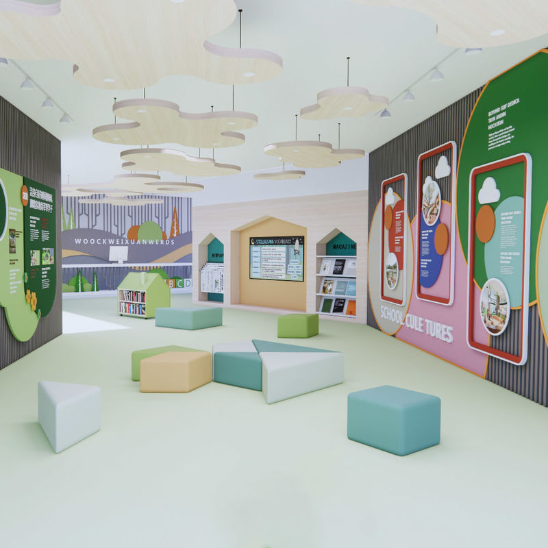 Pavimentos de PVC heterogêneos Fácil manutenção Alta resistência a manchas Para espaços comerciais com design minimalista