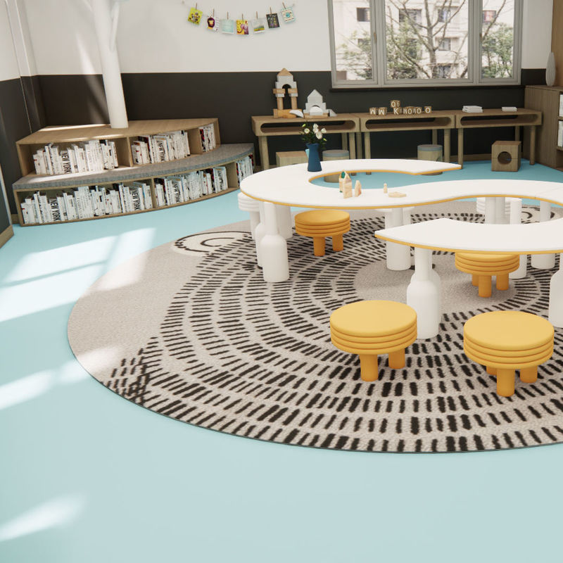 Pavimento Heterogêneo de PVC para Áreas de Alto Tráfego e Ambientes com Alta Umidade