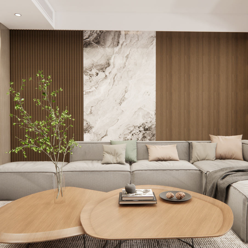 Relle WPC Painel de parede 3D de madeira e plástico ecológico (Multi-Spec Personalizável, para decoração de interiores)
