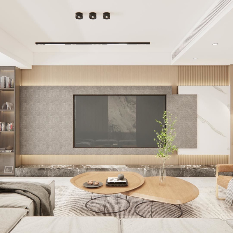 Relle WPC Painel de parede 3D de madeira e plástico ecológico (Multi-Spec Personalizável, para decoração de interiores)