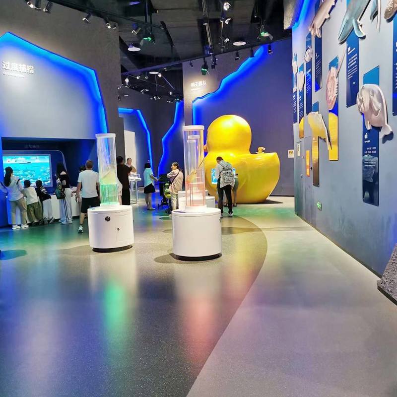 Pavimento de borracha Relle antiderrapante, resistente ao desgaste e às manchas para pavilhões de exposições