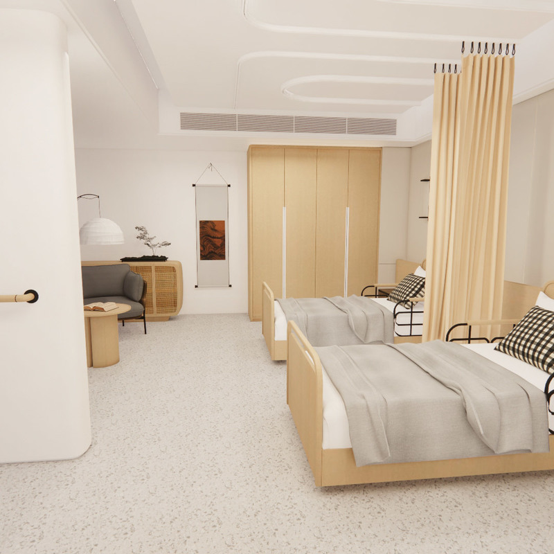 Lumina Health/Infinity Piso de vinil homogêneo antimicrobiano fácil de limpar para lares de idosos