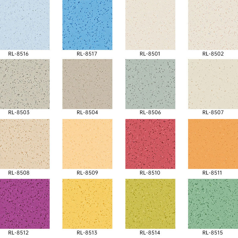 Vinil para piso hospitalar profissional de grau médico com vantagens antibacterianas e de fácil limpeza