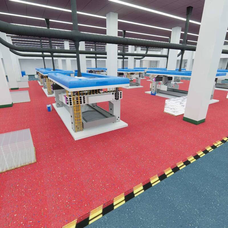 Piso de Segurança Carborundum Sem Poeira Relle (Desgaste em Área Limpa - Antiderrapante - À Prova de Fogo - Ecológico)