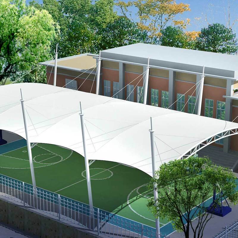 PTFE Membrane for Stadium Building Waterproof and Breathable PTFE Membrane for Stadium Roof and Wall