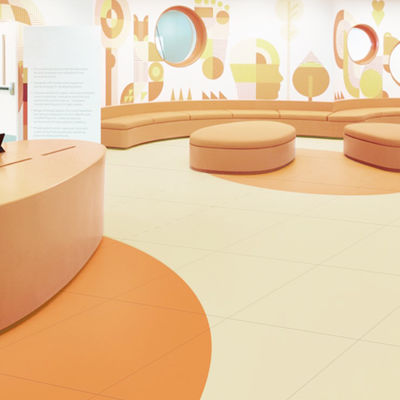 Aprovado pela EN ISO 24340 RELLE LVT Substrato com camada resistente ao desgaste de 2,5 mm de espessura