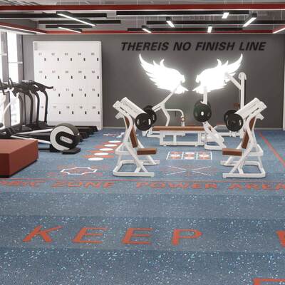 Gym-Specific Anti-slip Wear-resistant Emery Safety Floor