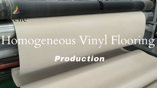 Produção homogênea de pisos vinílicos